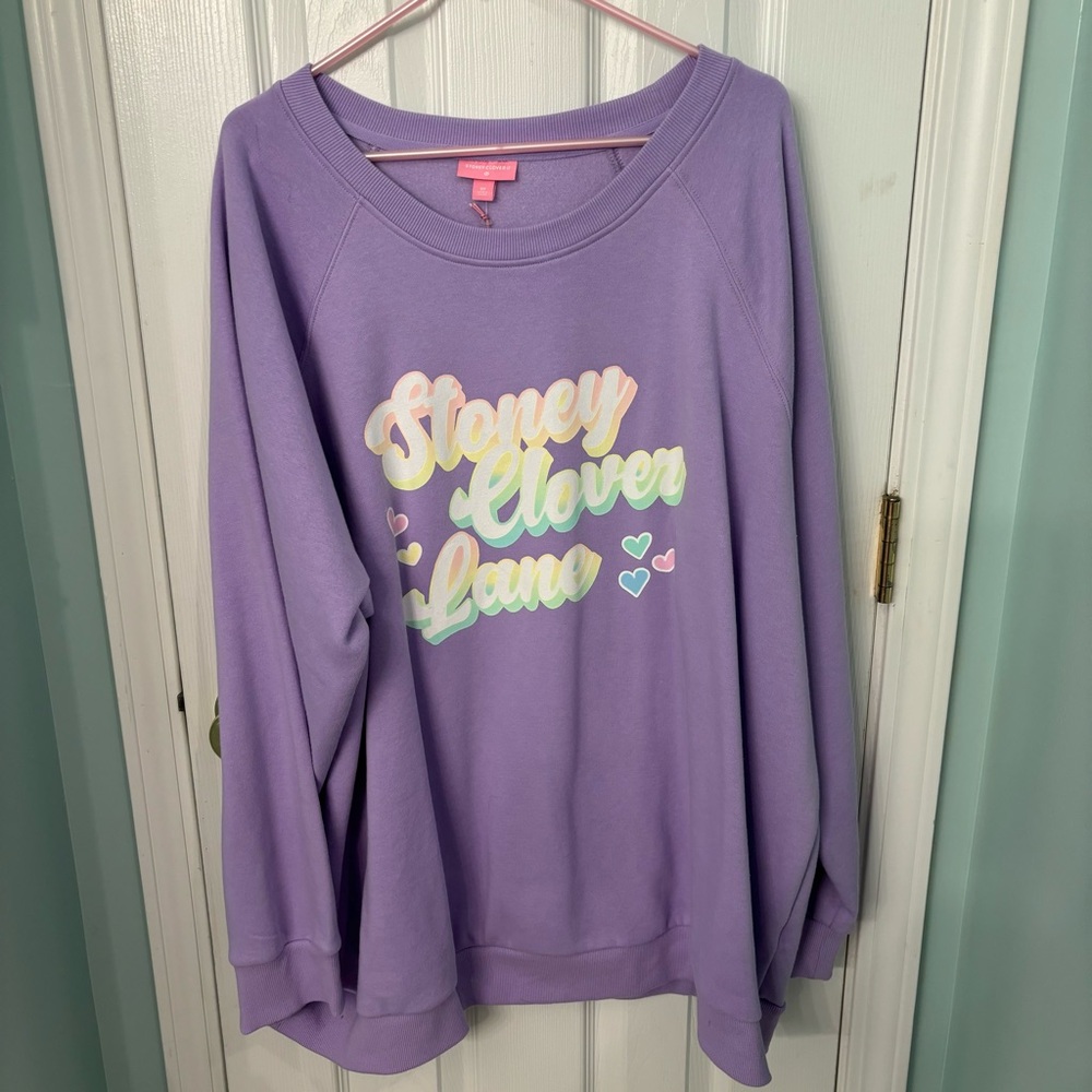 Stoney Clover Lane for Target purple sweatshirt 3x